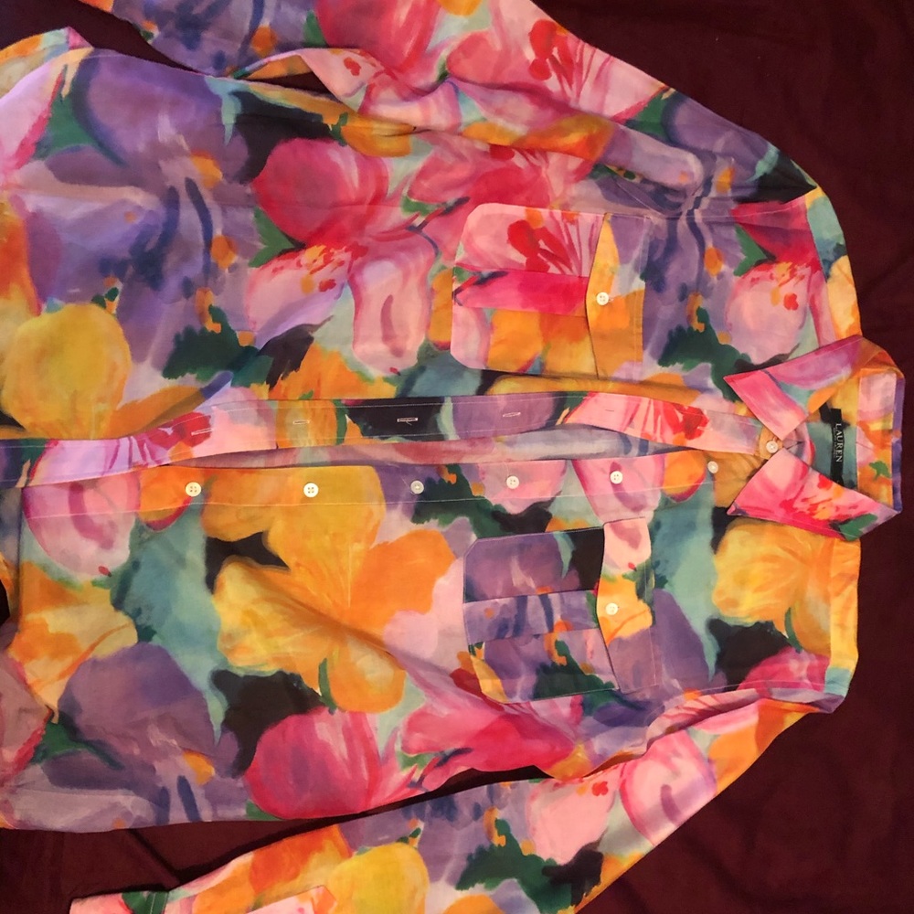 Ralph Lauren floral blouse